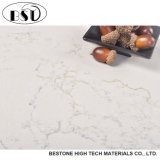 2cm White Color Engineered Quartz Stone for Kichentop and Vanity Top