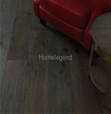 Dark Brown Color with Wire-Brushing Oak Multi Layer Engineered Wood /Hardwood Flooring