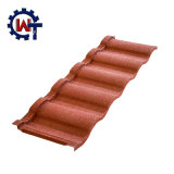 Linyi Wante Roofing Material Stone Coated Metal Roman Roof Tile