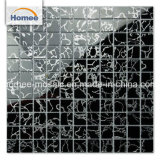 Stock China Supplier Square Shape Beautiful Pattern Glass Mosaic Tile