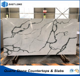 Artificial Quartz Stone for Building Material with SGS Report & Ce Certificate (Calacatta)