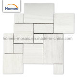 Square Shape Beautiful Design Bathroom Flooring Tiles Grey Marble Mosaics