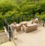Natural Recycle Decking Terrace Floating WPC Wood Flooring