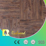12.3mm E0 AC4 White Oak Teak Laminated Wooden Laminate Flooring
