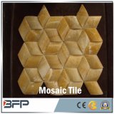 High Quality Natural Stone Gold Beige Marble Mosaic Tiles