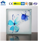 Jinghua High Quality Artistic P-051 Painting Glass Block/Brick