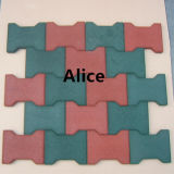 Interlocking Rubber Tiles/Outdoor Rubber Tile/Playground Rubber Tiles