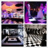 Party Events Wedding Dance Floors Black White Wooden Dance Floor Wholesale