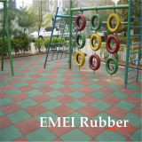 Rubber Bounce Back Playground Tile/Rubber Safety Flooring/Rubber Outdoor Floor