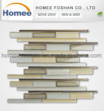 Hot Sale Factory Low Price Beige Mosaic Decorative Liner Strips Glass Stone Mosaic Tile
