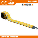 Yellow Color Road Safety Plastic Portable Speed Hump