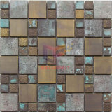 Rustic Copper Wit Pattern Mosaic Tiles (CFM1016)