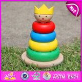 2015 New Arrival Kids Wooden Toy Bricks, Primary Wooden Toy Bricks for Children, High Quality Stacking Blocks Toy Bricks W13D065