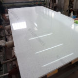 Sparkle White Artificial Quartz Stone Slab for Floor Tiles