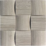 Chinese Grey Marble 3D Mosaic Tile