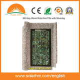 8W Grey Waved Solar Roof Tile with Shivering