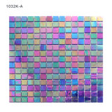 Good Quality Iridescent Colorful Glass Mosaic Tiles for Wall