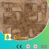 Commercial 12.3mm Woodgrain Texture Cherry Waxed Edged Laminate Floor