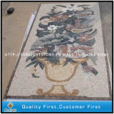 Natural Marble Stone Art Mosaic Pattern for Flooring, Wall Tile