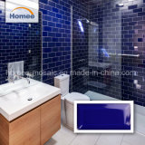 Bevel Crystal Bathroom Restaurant Ceramic Mosaic Purple Subway Tile