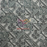 Grey Color Ink-Jet Process Made Glass Mosaic Tile for Bathroom (CFC657)