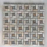Mesh Back Mixed Color Slate Stone Mosaics (SMC-SMP130)