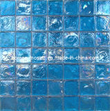 Blue Iridescent Swimming Pool Mosaic Tiles Tq12