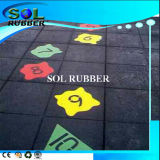 High Special Design 1m X 1m, . Playground Floor Rubber Tile