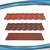 New Design Flat Roofing Shingle Stone Coated Metal Roof Tile