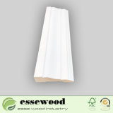 Decorative Solid Wood Moulding White Primer Skirting Baseboard Wall Panel