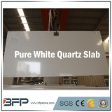 Lowes Price Pure White Quartz Slab for Dining Tabe Benchtop