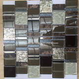 European Style Brown Glass and Marble Mosaic Tile for Wall
