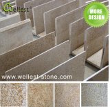 G682 Sunset Yellow Granite Tile for Paving and Wall Cladding