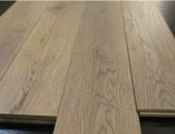 150X18mm Wire Brushed Grey Solid Oak Wide Plank Hardwood Flooring