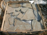 Grey Granite Quartzite Slate Stone Random Flagstone for Outdoor Paving