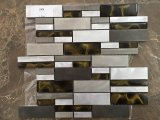 Golden Select Glass and Aluminium Mosaic Wall Tiles Decorative Colored Glass