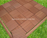 Outdoor Wooden PE Decking Tile/Anti UV Outerior DIY WPC Flooring