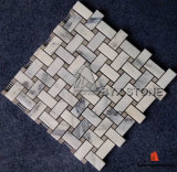 Chinese Carrara White Marble Mosaic Tile for Wall and Floor