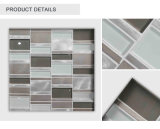 Modern Style Glossy Surface Indoor Decorative Glass/Metal Mosaic Tile