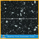 Black Artificial Engineered Quartzite Stone for Slabs and Countertops