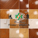 HDF AC4 High Gloss Waxed Laminate Laminated Wood Flooring