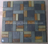 China Slate Paving Patterns on Mesh for Flooring Stone/ Outdoor Garden