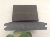 Solid 25mm New Wood Compound Decking Dark Grey Co-Extrusion WPC Fabricated Flooring