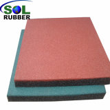 Recycled Safe Outdoor Playground Rubber Mat Flooring Tile