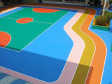 Top Quality Suge Interlock PP Sports Flooring Tile for Football/Futsa/ Basketball Court