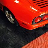 Rib Plastic Floor for Garage, Car Mat Floor, Garage Tile Flooring Cushion Interlocking Sports Flooring