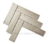 60X240mm Glazed Herringbone Wood Look Elegant Style Building Material Porcelain Wall Tile