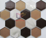 Mix Color Glass and Aluminium Mosaic Tile (CFA91)