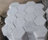 Calacatta Carrara White Stone Mosaic Tile