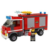 14898211-246PCS City Fire-Fighting Equipment Car Blocks Bricks Building Blocks Educational Toys for Children